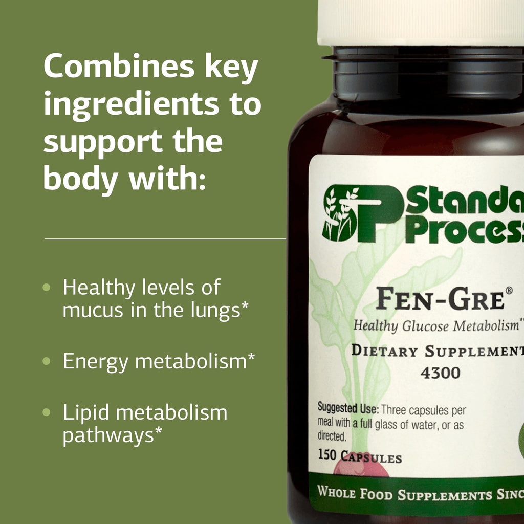 Standard Process Fen-Gre Respiratory & Metabolism Support - 150 Capsules - image 4