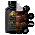 Schizandu Activated Coconut Charcoal Capsules- Supports Health - Vegan