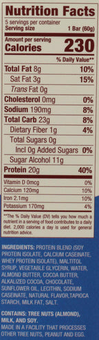 thinkThin High Protein Bars Brownie Crunch Sugar Free - 5 Bars - image 3