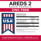 Viteyes AREDS 2 Zinc Free Macular Support - 120 Capsules - image 5