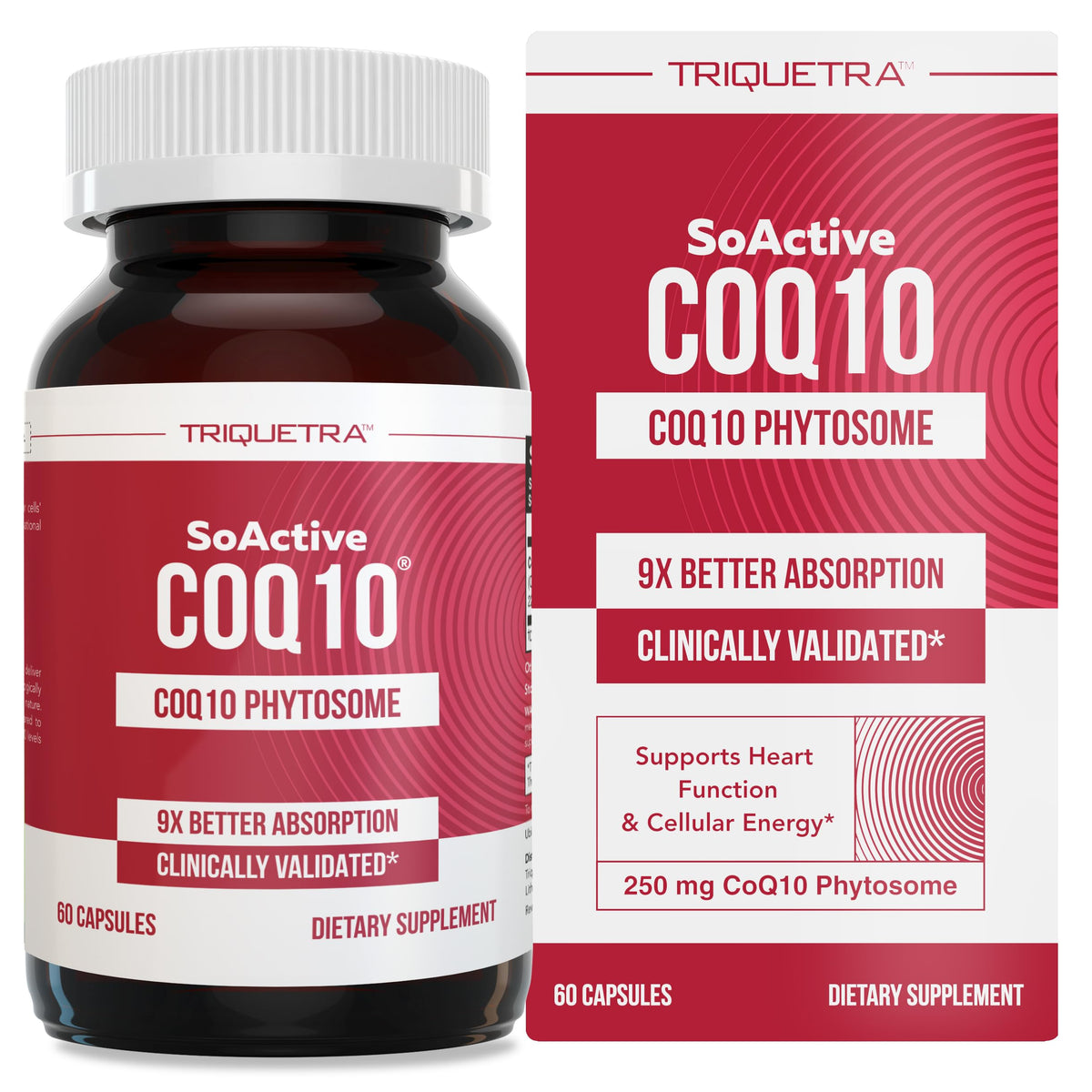 Triquetra Health SoActive CoQ10 250 mg Phytosome - 60 Capsules
