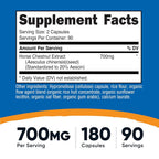 Nutricost Horse Chestnut Extract 700mg - 180 Capsules - image 2