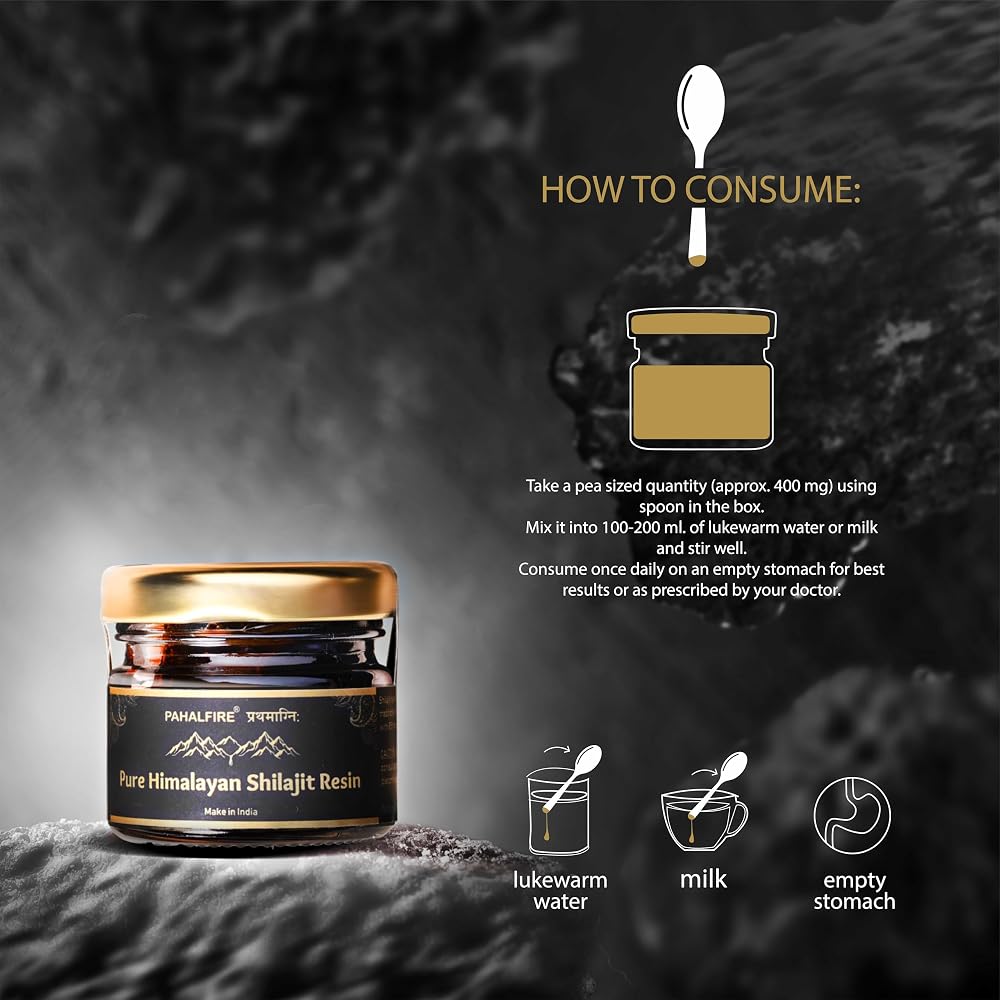 PahalFire Pure Himalayan Shilajit Resin Gold Grade A - 20g - image 3