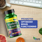 America Medic & Science Ginkgo Biloba 60mg - 60 Softgels - image 3