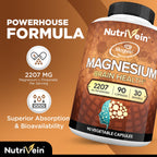 Nutrivein Magnesium L-Threonate 2207mg - 90 Capsules - image 4