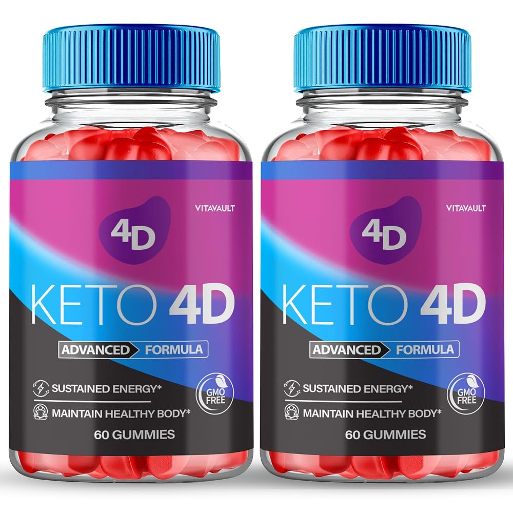 Vitavault Keto 4D Keto ACV Gummies 1000mg - 120 Gummies