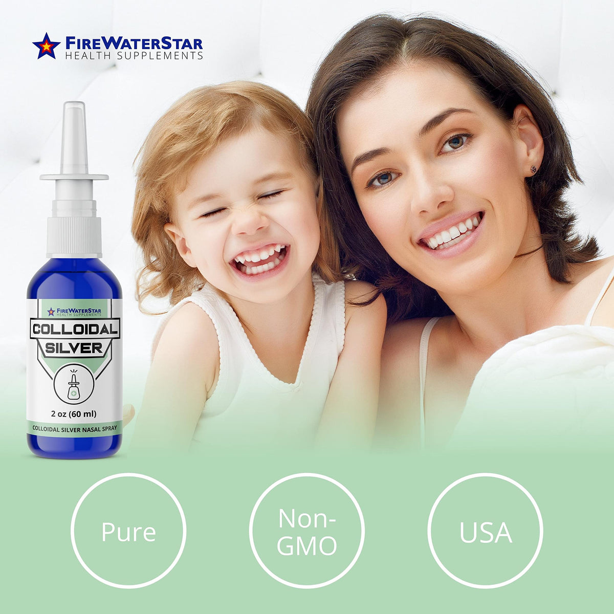 FWS Colloidal Silver Nasal Spray Sinus Relief - 2 fl oz - image 7