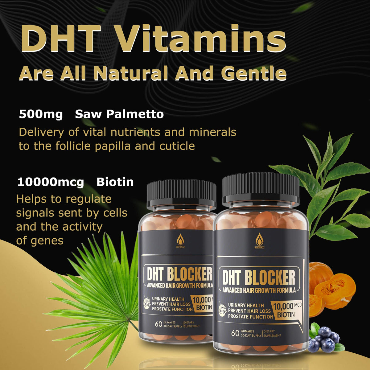 LILICARE DHT Blocker Gummies Hair Growth Supplement