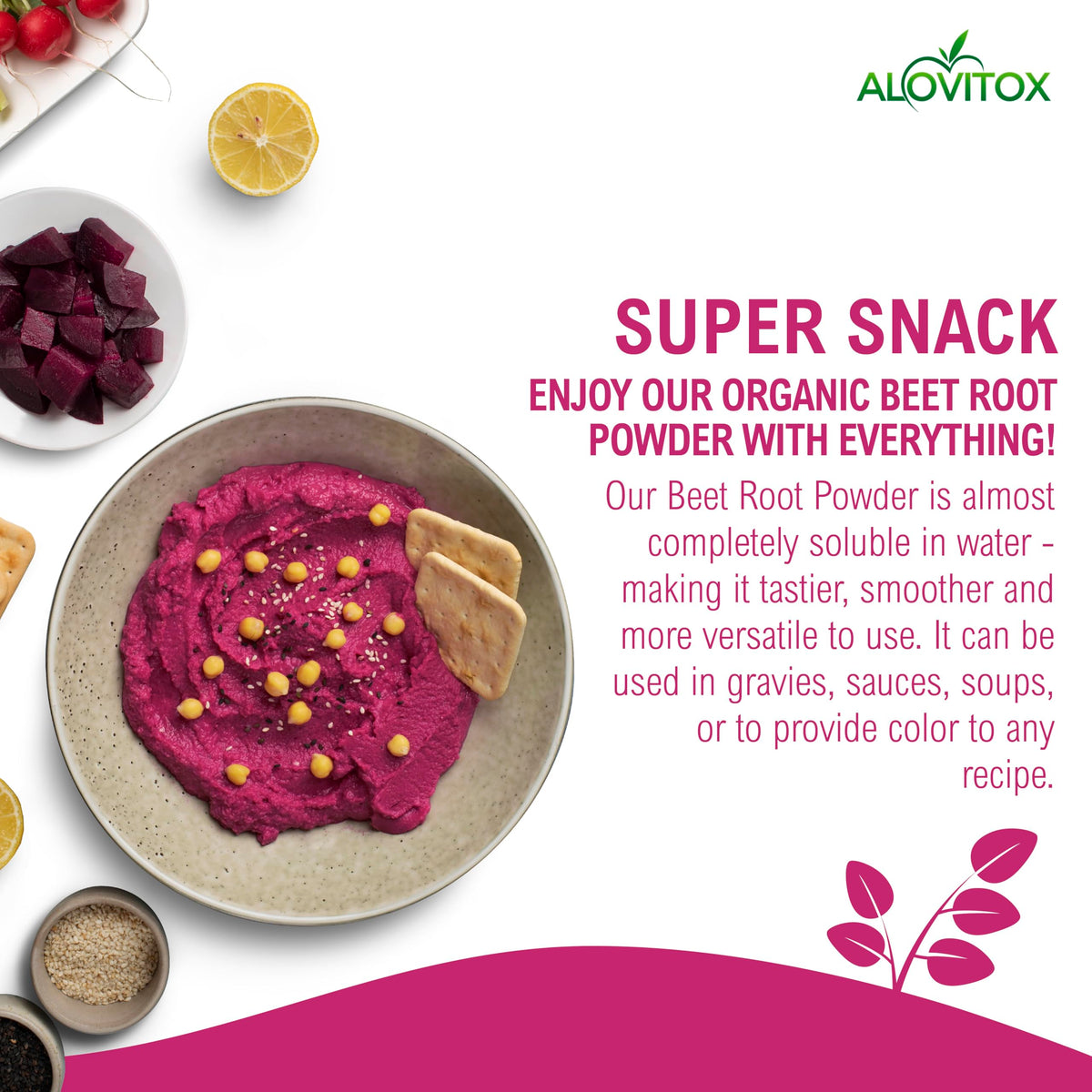 Alovitox Beet Root Powder USDA Organic - 1 Pound - image 6
