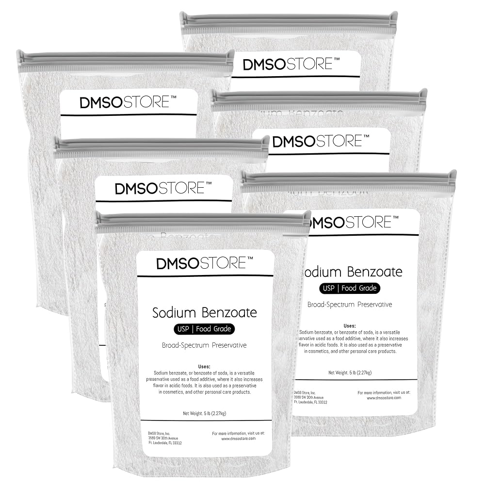 DMSOSTORE Sodium Benzoate Powder Preservative - 30lb