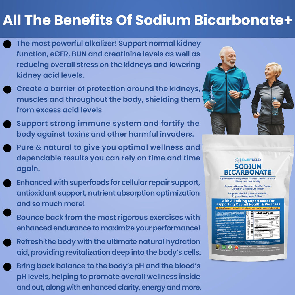 Kidney Restore Sodium Bicarbonate Alkaline Powder - 16 oz - image 9