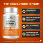 Sundhed Natural Pure Liposomal Vitamin C - 1200mg Immune System