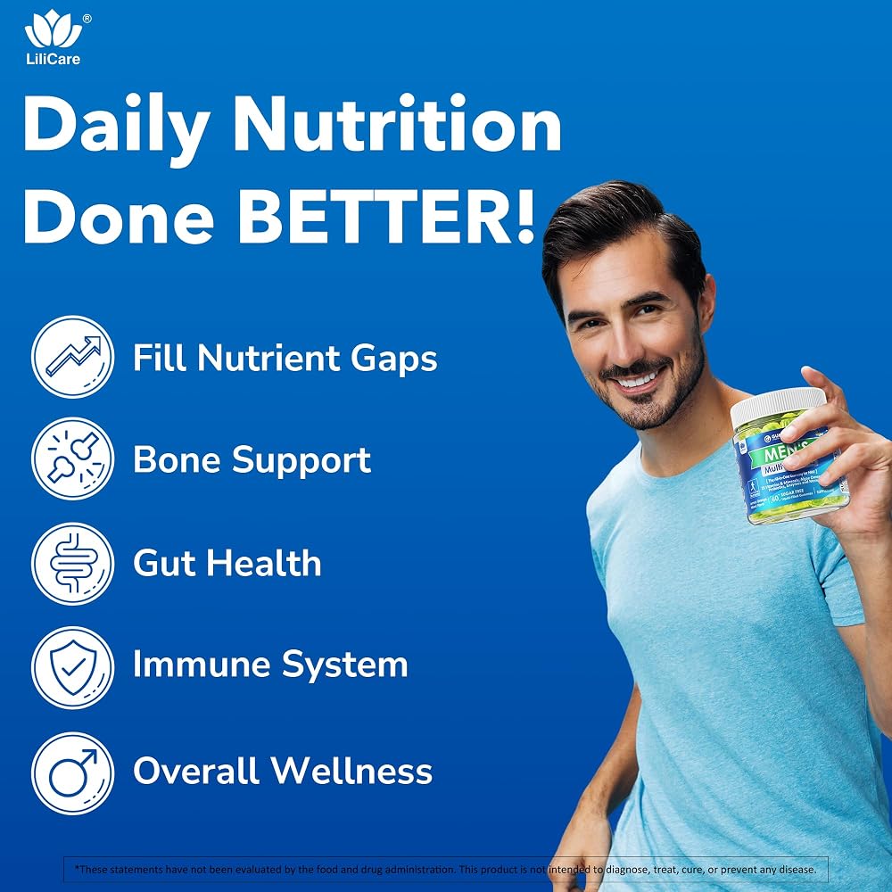 LILICARE Mens Multivitamins Gummies
