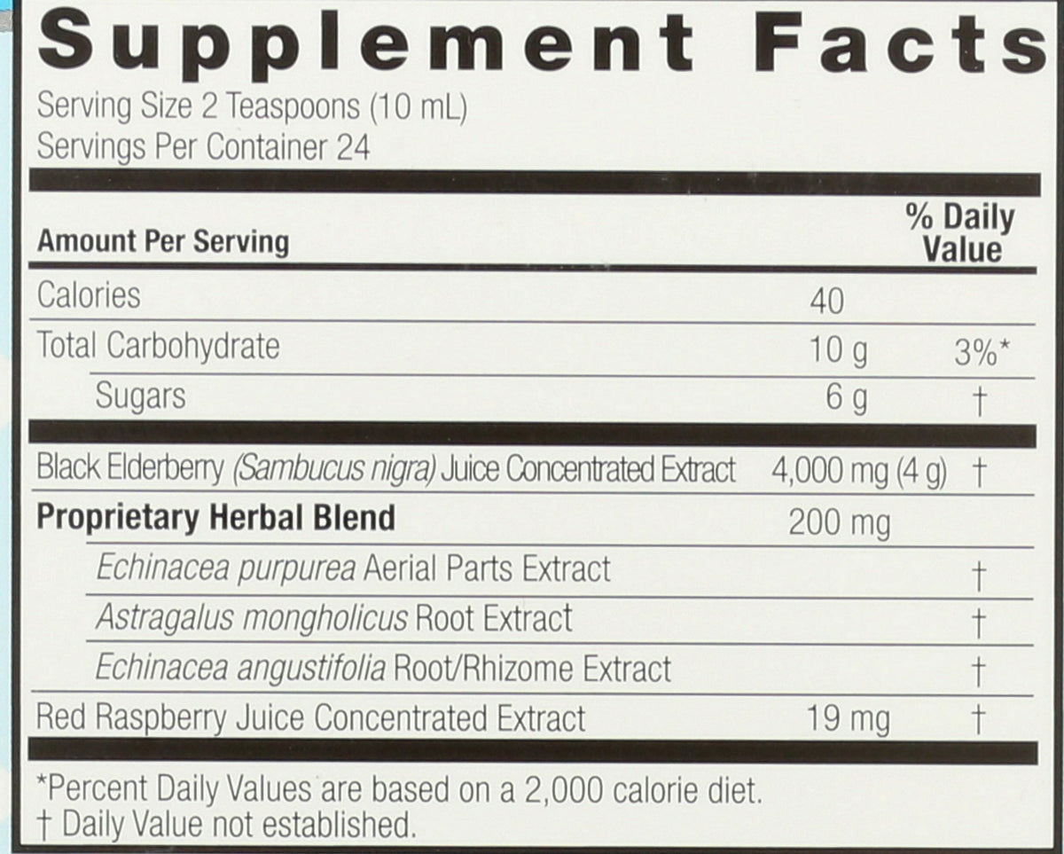 Nature's Answer Sambucus Kids Formula Elderberry Liquid - 8 oz - image 3