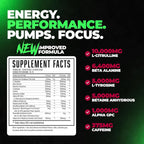 Huge Supplements Wrecked Pre Workout, Advanced Formula, Boosts