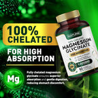 Built By Nature Magnesium Glycinate 1000mg Supplement
