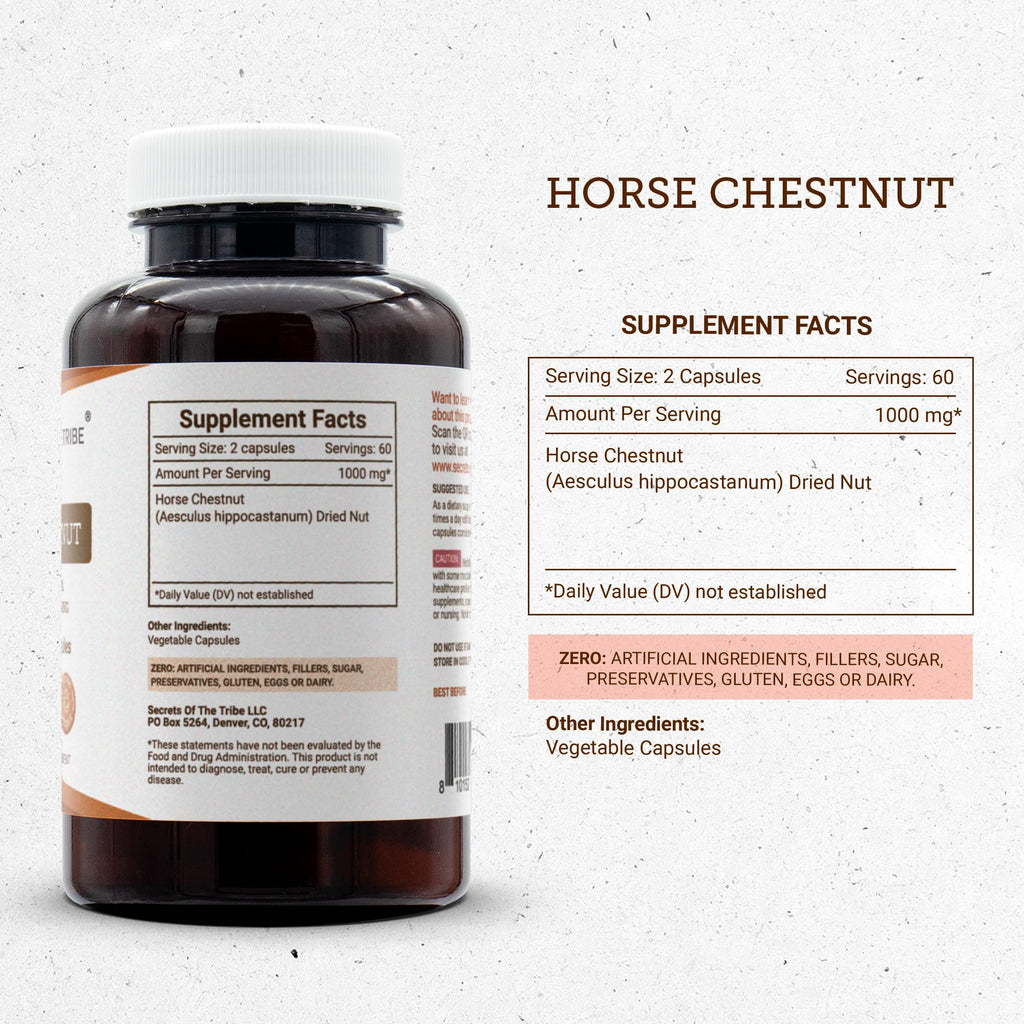 Secrets of the Tribe Horse Chestnut 60/120 Capsules