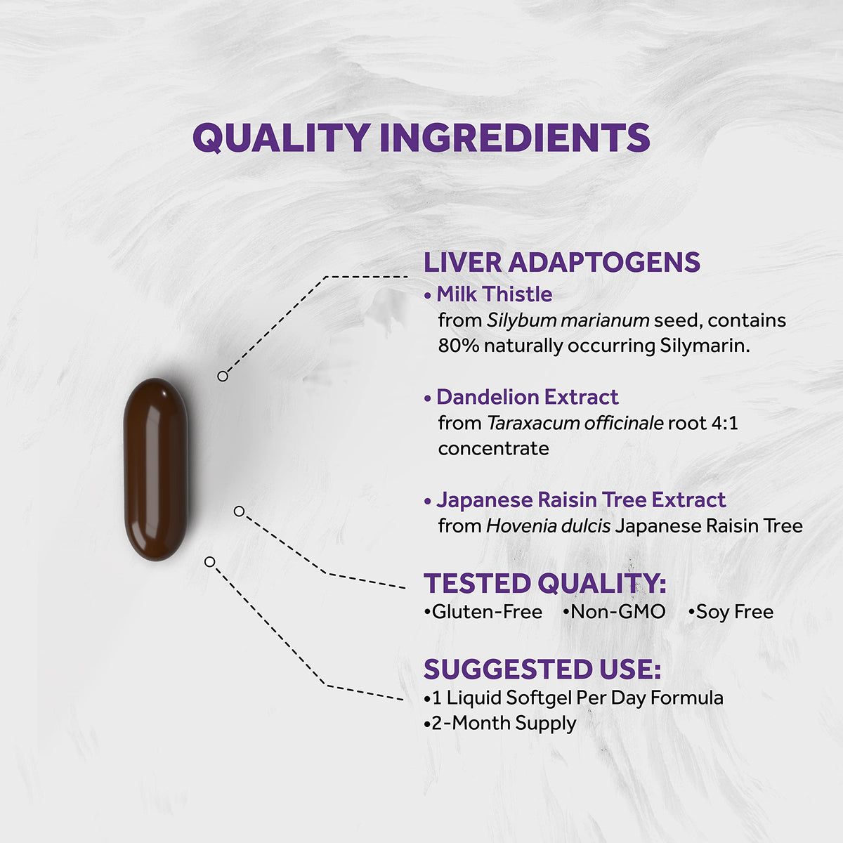 Naturalis Silymarin Milk Thistle 1300mg Enhanced with B Complex