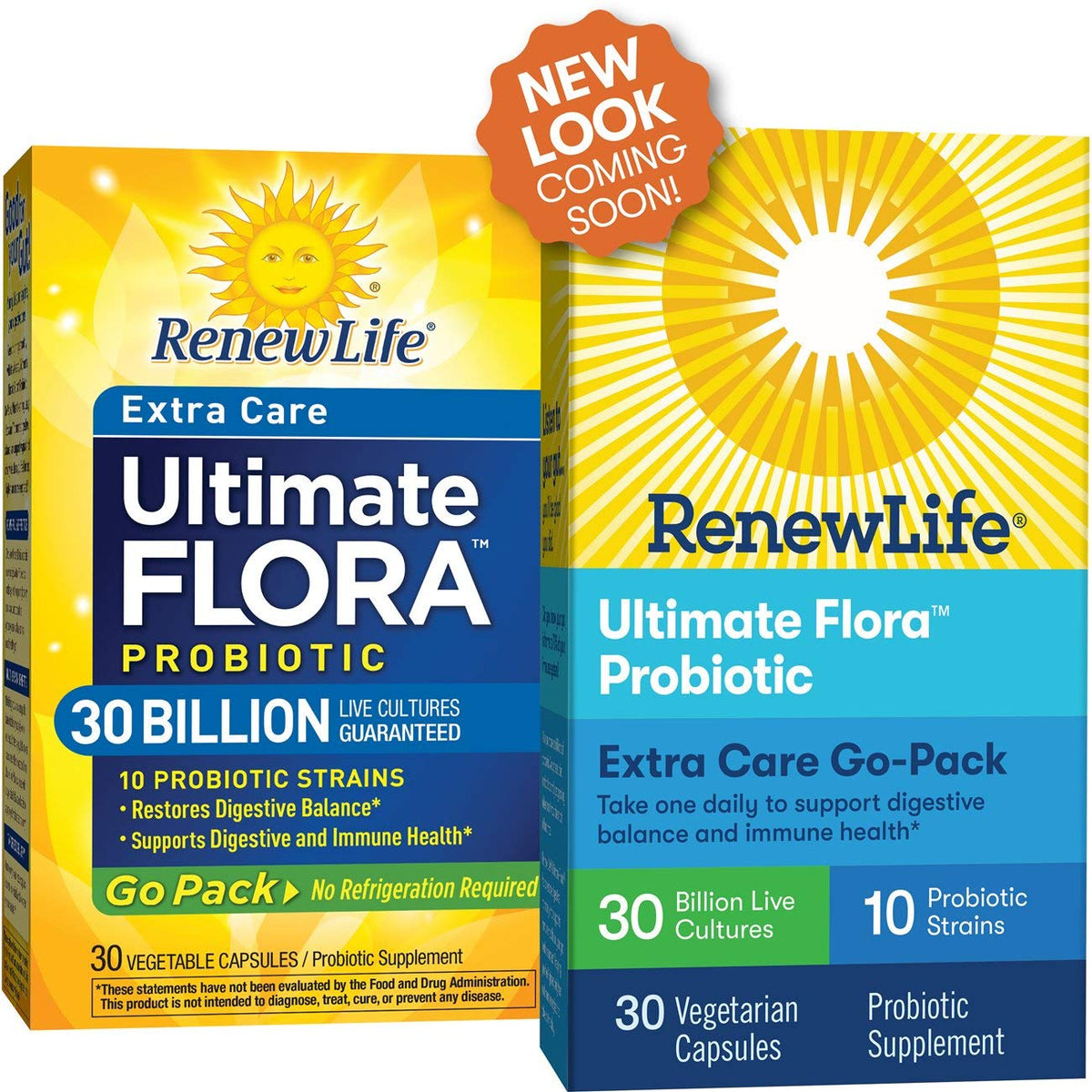 Renew Life Ultimate Flora Probiotic Extra Care - 30 Billion - 30 Capsules - image 2