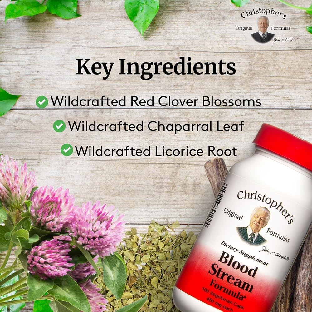 Christopher's Original Formulas Blood Stream Formula - 100 Capsules - image 4