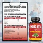 Papnami Stinging Nettle Extract 4in1 Capsules - 150 Count - image 7