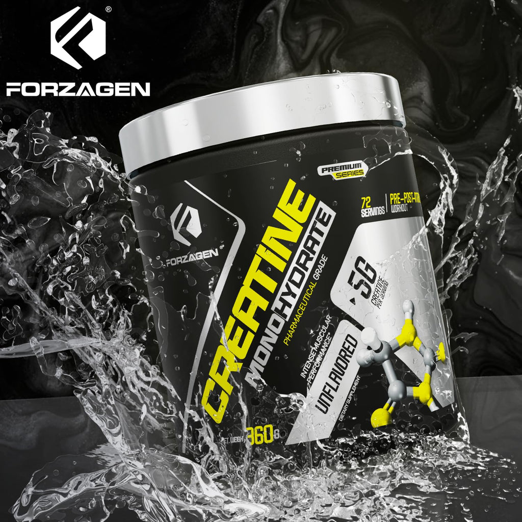Forzagen Creatine Monohydrate Powder Unflavored - 72 Servings - image 8