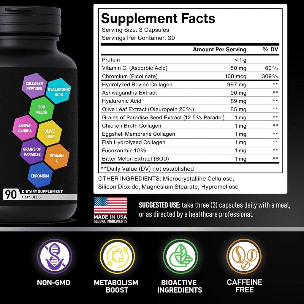 BIOACTIVE LABS Thermogenic Multi Collagen Burn Capsules Parent