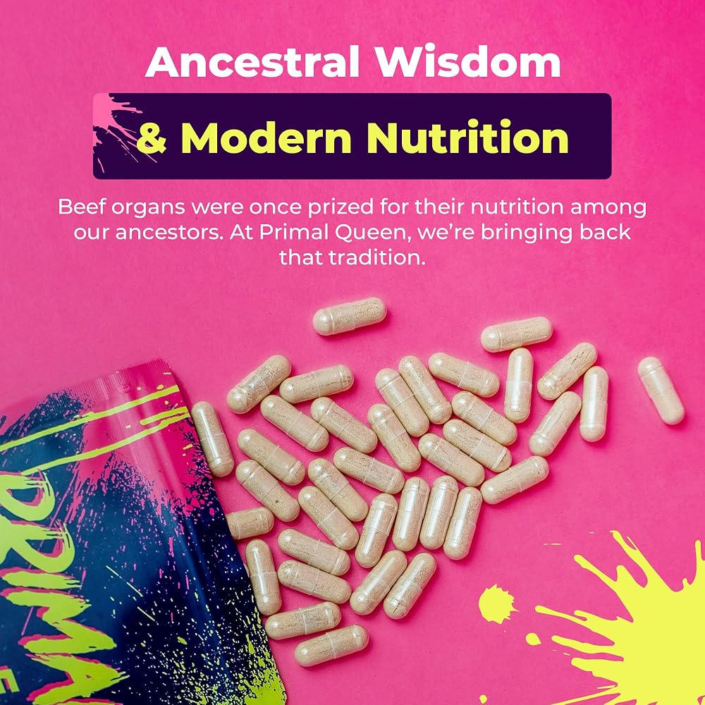 Primal Queen Female-Optimized Beef Organ Superfood Supplement (Beef