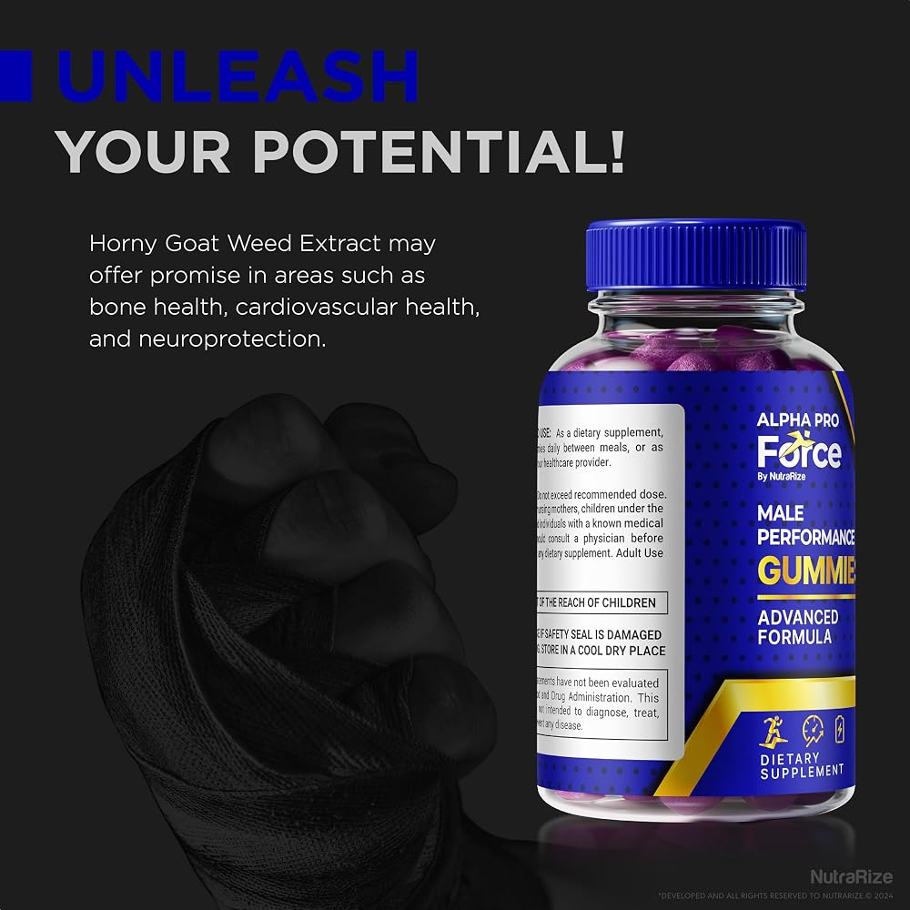 NutraRize Alpha Pro Force Gummies for Men - 120 Gummies - image 5