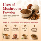 Nourishing Nutrients 10 Mushroom Supplement Powder - 60g - image 5