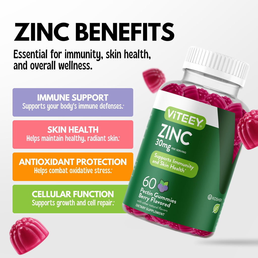 Viteey Zinc 30mg Gummies