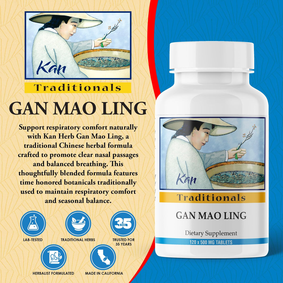 Kan Herb Company Gan Mao Ling Tablets - 120 Tablets - image 2