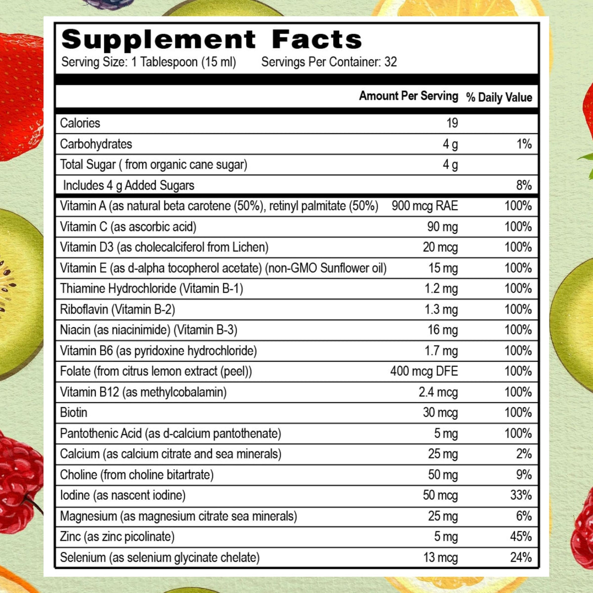 Go Healthy Natural Liquid Multivitamin for Adults - 16 oz - image 5