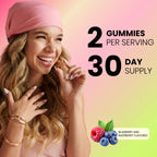 VITA GLOBE Hair Skin & Nails Gummies with Collagen & Biotin - 60 Gummies - image 5