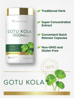 Carlyle Gotu Kola Supplement - 180 Capsules - image 4