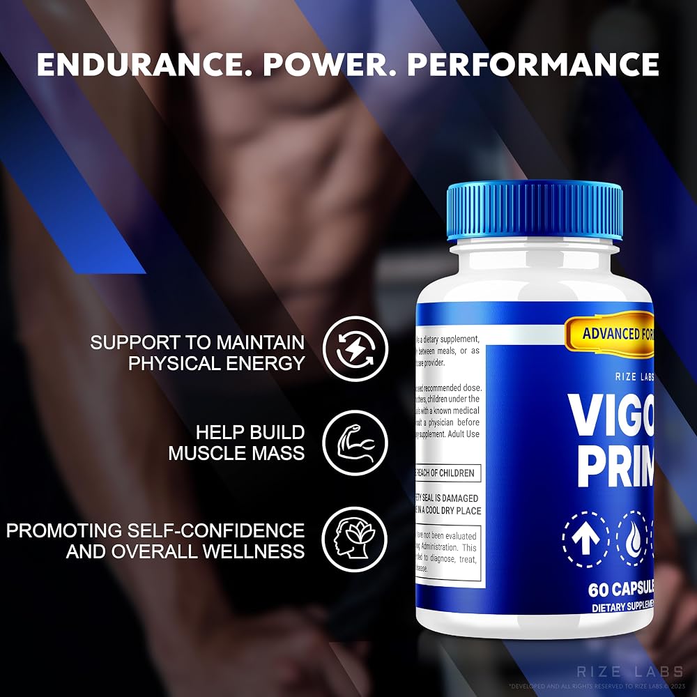 NutraRize Vigor Prime Capsules for Men - 60 Capsules - image 6