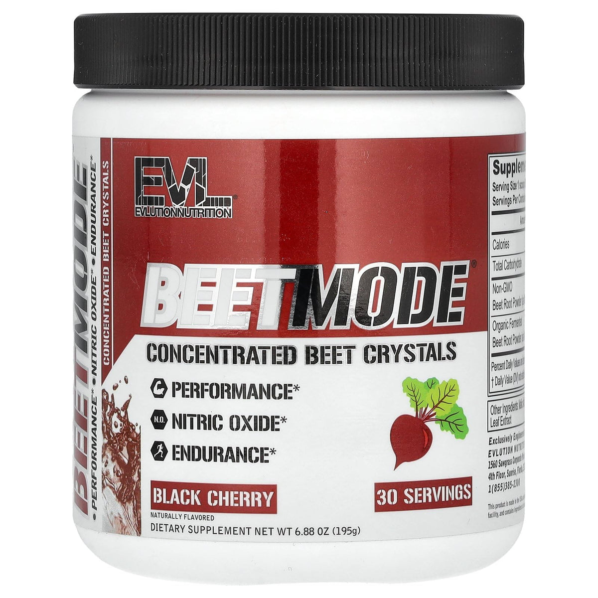 Evlution BeetMode Beet Root Nitric Oxide Powder - 30 Servings - image 4