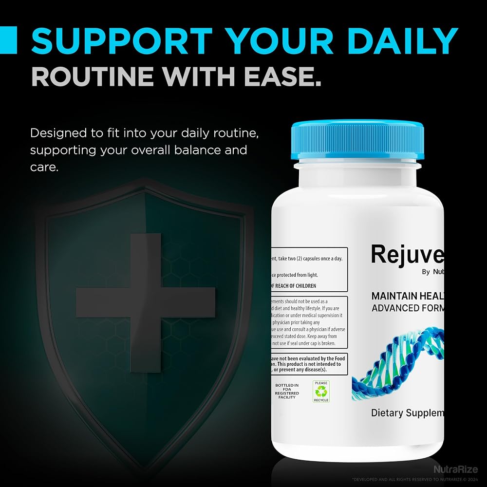 NutraRize Rejuvenateur Capsules Natural Formula - 120 Capsules - image 5
