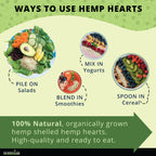 GreenIVe Hemp Hearts Raw Hulled Seeds - 3 Pounds - image 3