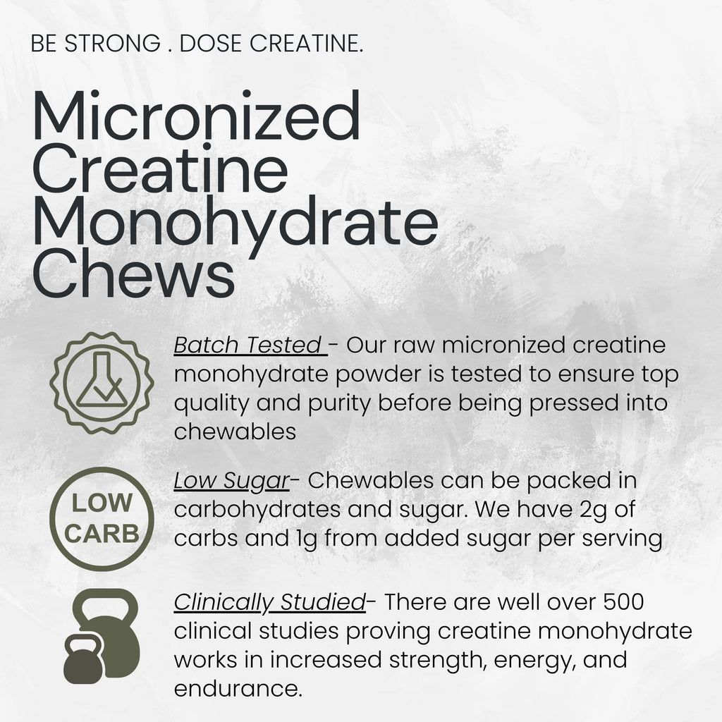 Ketostat Micronized Monohydrate Creatine Chews 5G - 150 Count - image 6
