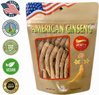 Zen Ginseng Powder 花旗参 - 4 oz Bag of American Wisconsin Ginseng