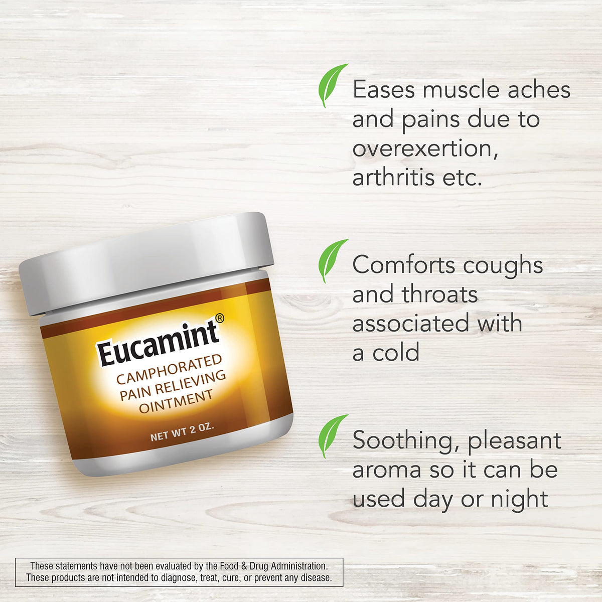 Botanic Choice Eucamint Pain Relieving Ointment Muscle & Joint Support - 2 oz - image 3