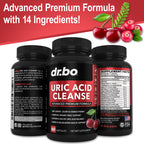 DR. BO Uric Acid Cleanse Support Supplement - 60 Capsules - image 6