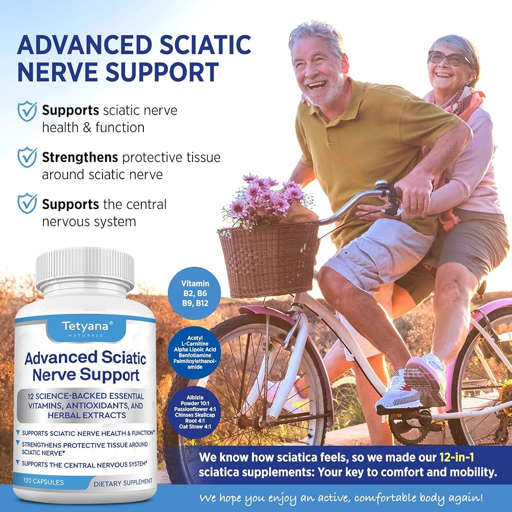 Tetyana naturals Sciatic Nerve Support Relief Supplement: Alpha