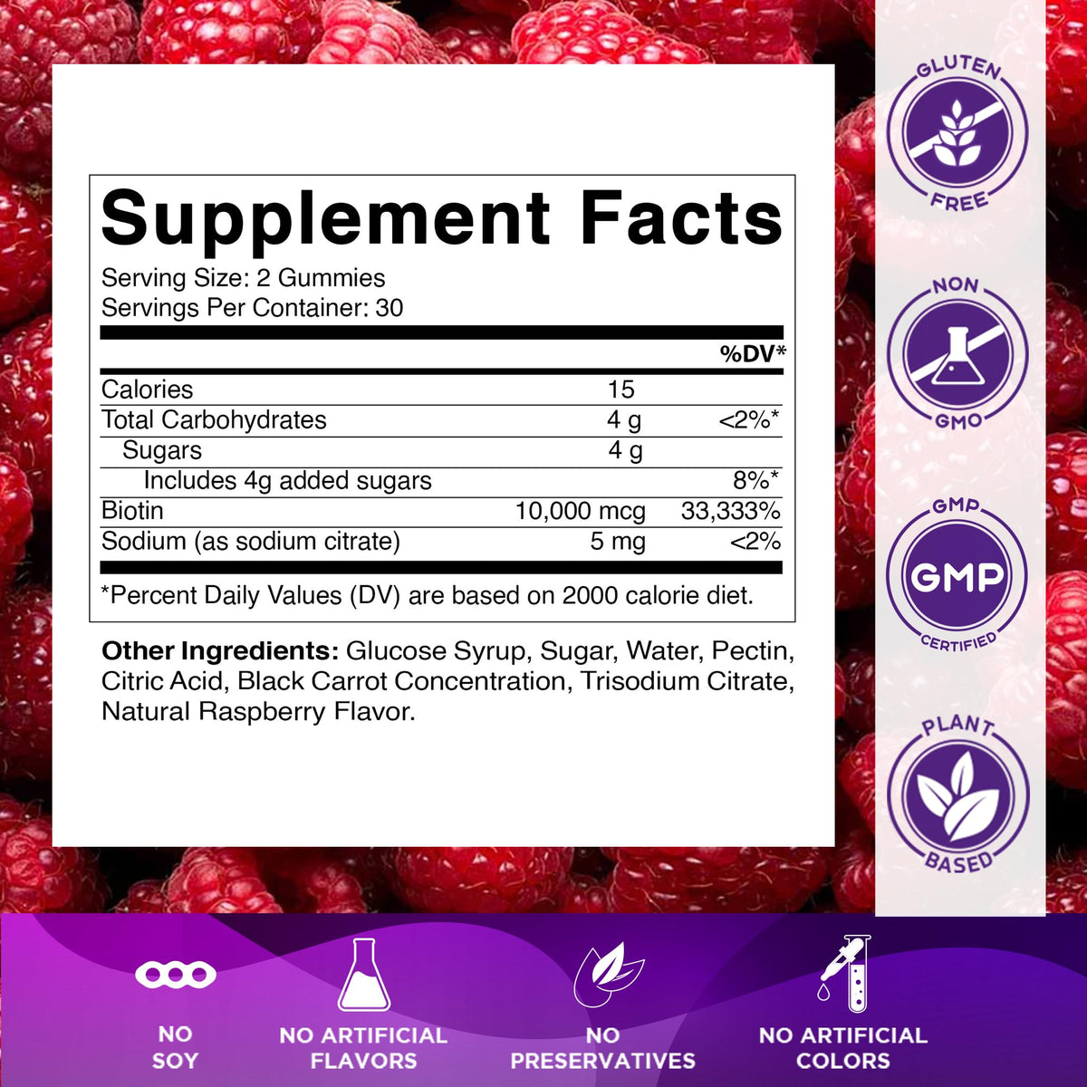 Vitamatic Biotin Gummies 10