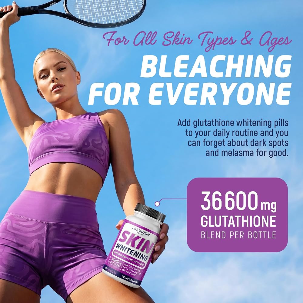 LILYMOON Glutathione Whitening Pills Skin Lightening - 60 Capsules - image 4