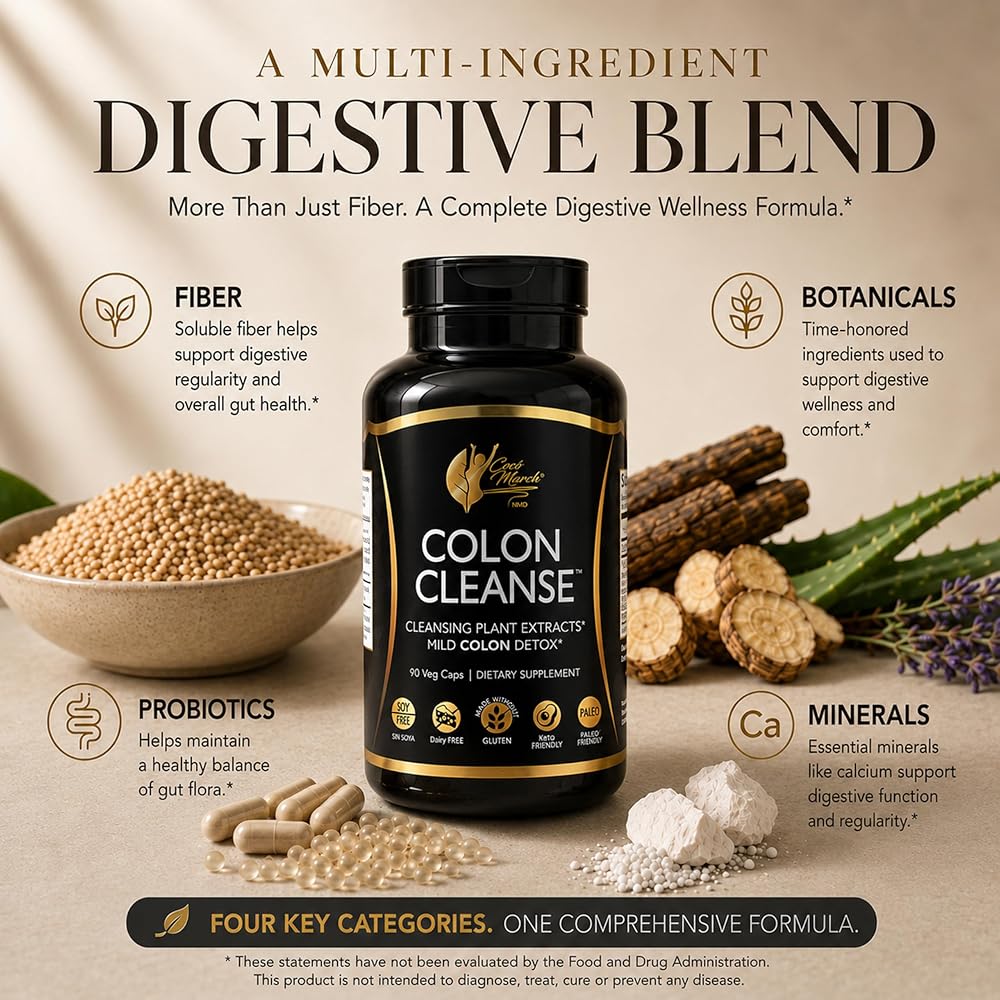 Cocó March N.M.D Colon Cleanse Fiber Supplement - 90 Capsules - image 7