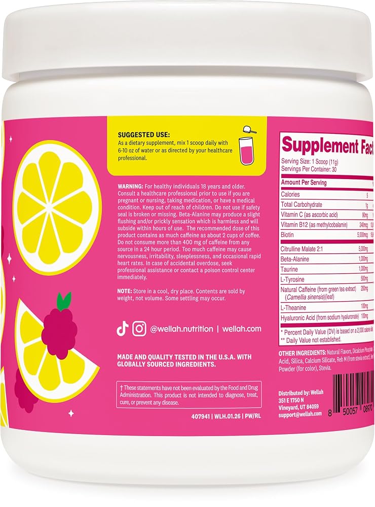 Wellah Get-Going Pre-Workout 30 Servings