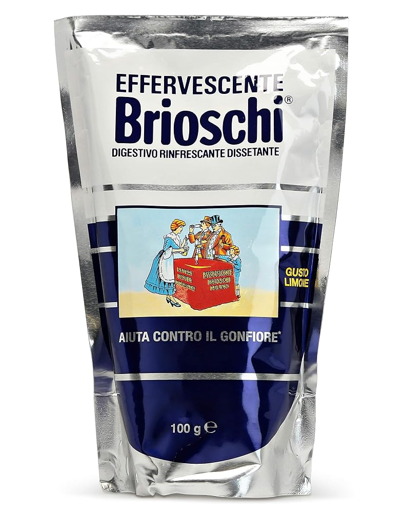 Brioschi Effervescent Antacid Digestive Lemon - 100g