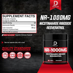 DEDICAD NAD Supplement with Nicotinamide Riboside - 80 Capsules - image 2